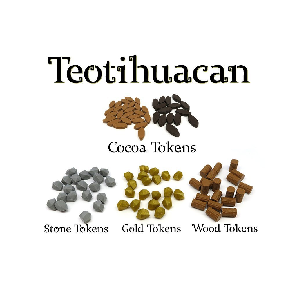 Set de Pions Ressources - Teotihuacan