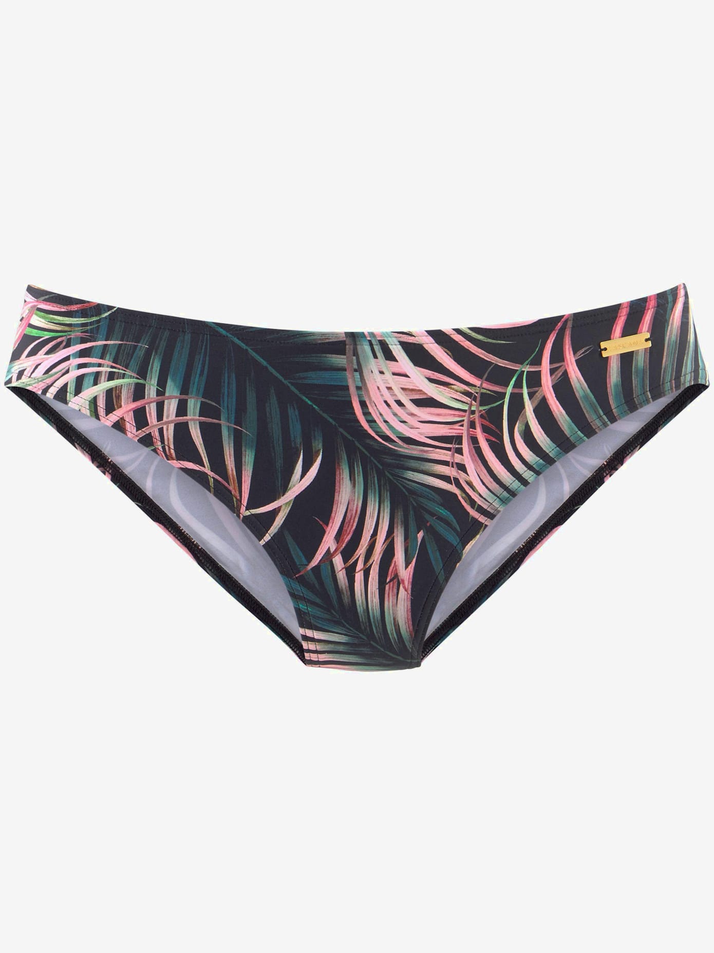Bas de maillot de bain imprimé tropical
