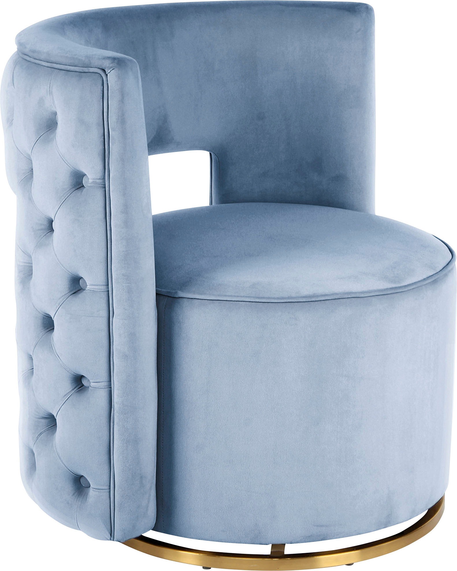 Kayoom Sessel »Drehsessel Sophistic, TOPSELLER! hochwertiges Gestell aus Eisen« Sessel, OTTOs Choice, 1 Stk. tlg. drehbar, elegant, samtweich, gesteppt,