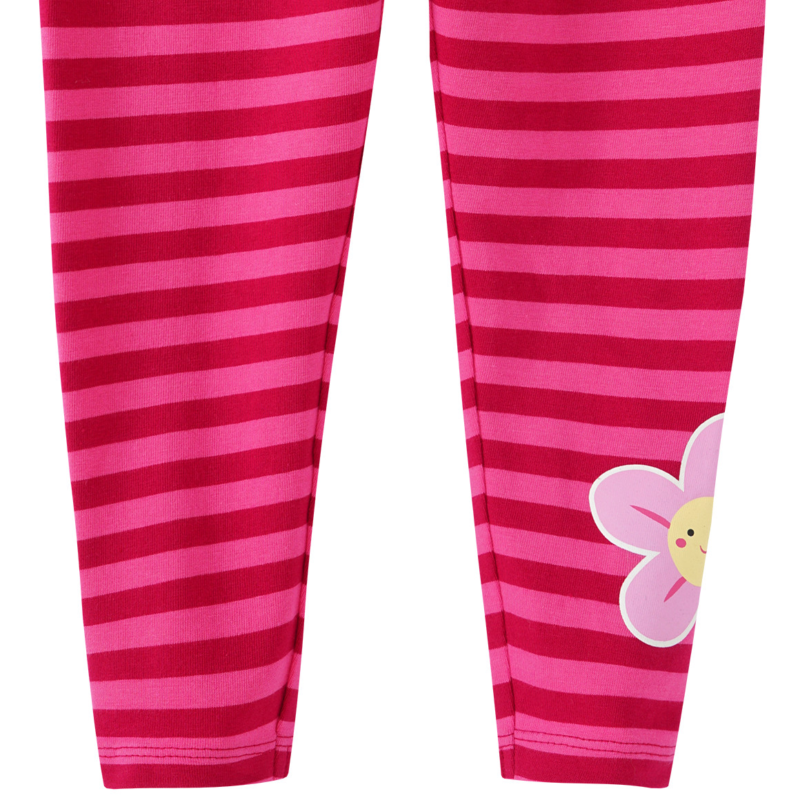Topolino Mädchen Leggings im Streifen-Look pink / dunkelpink