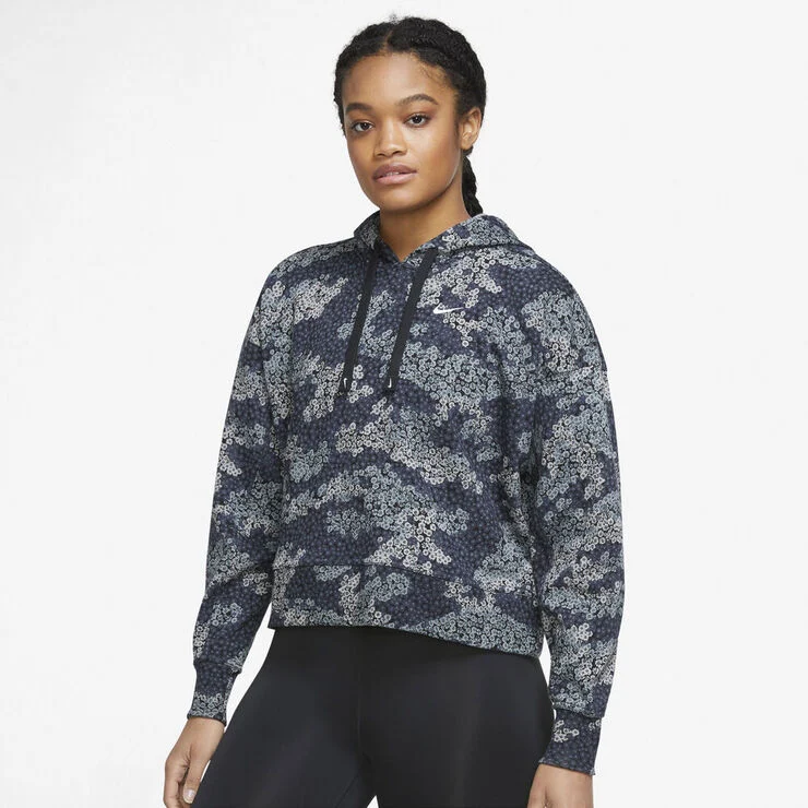 Nike Pro Dri Fit Get Fit Cropped Traeningstroje Blå