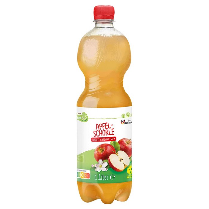 GUT BIO Bio-Apfelschorle 1 l