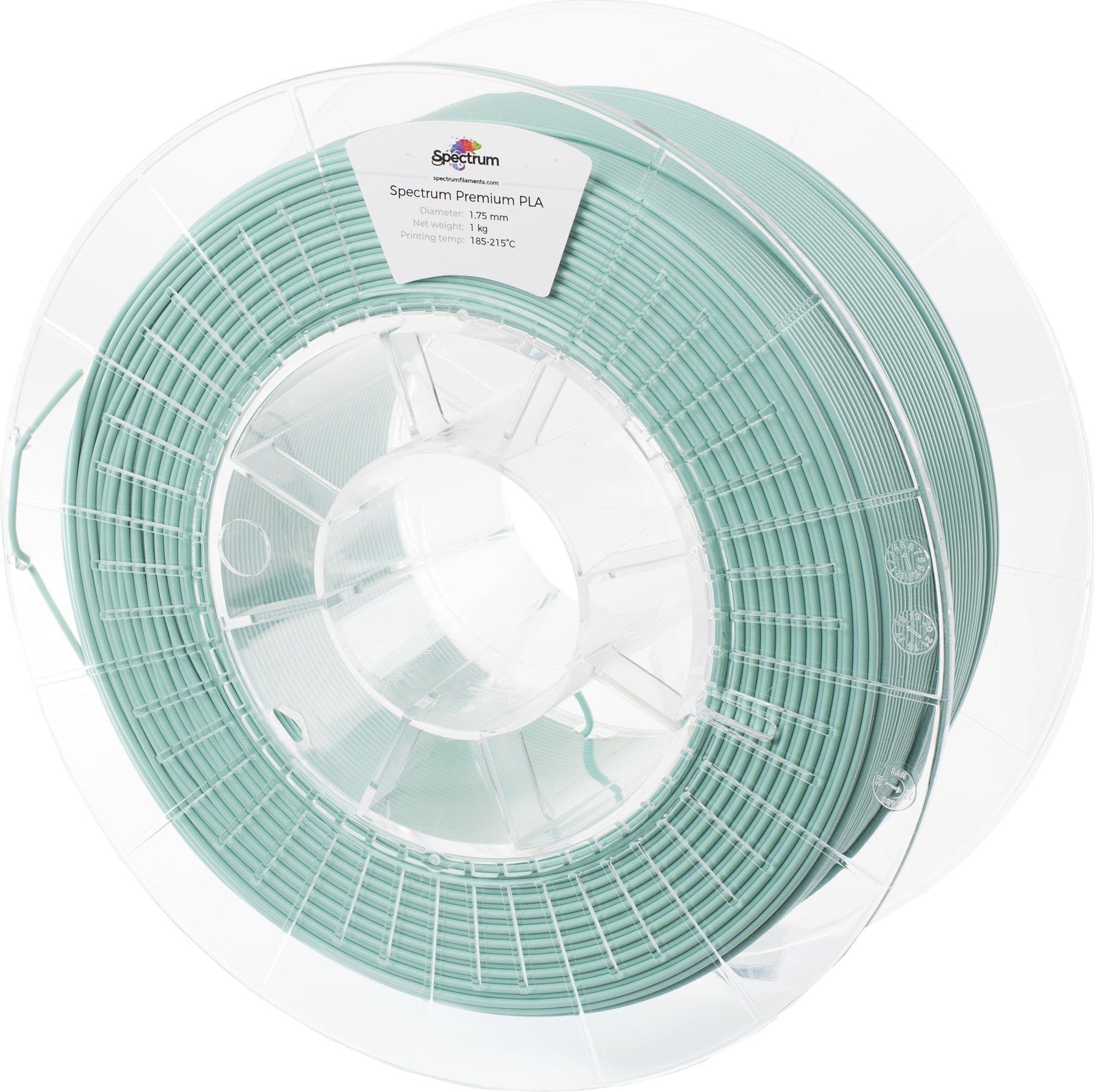 Spectrum  PLA Premium Pastel Turquoise, 1,75 mm / 1000 g    Verzugsfreies PLA in guter Qualität