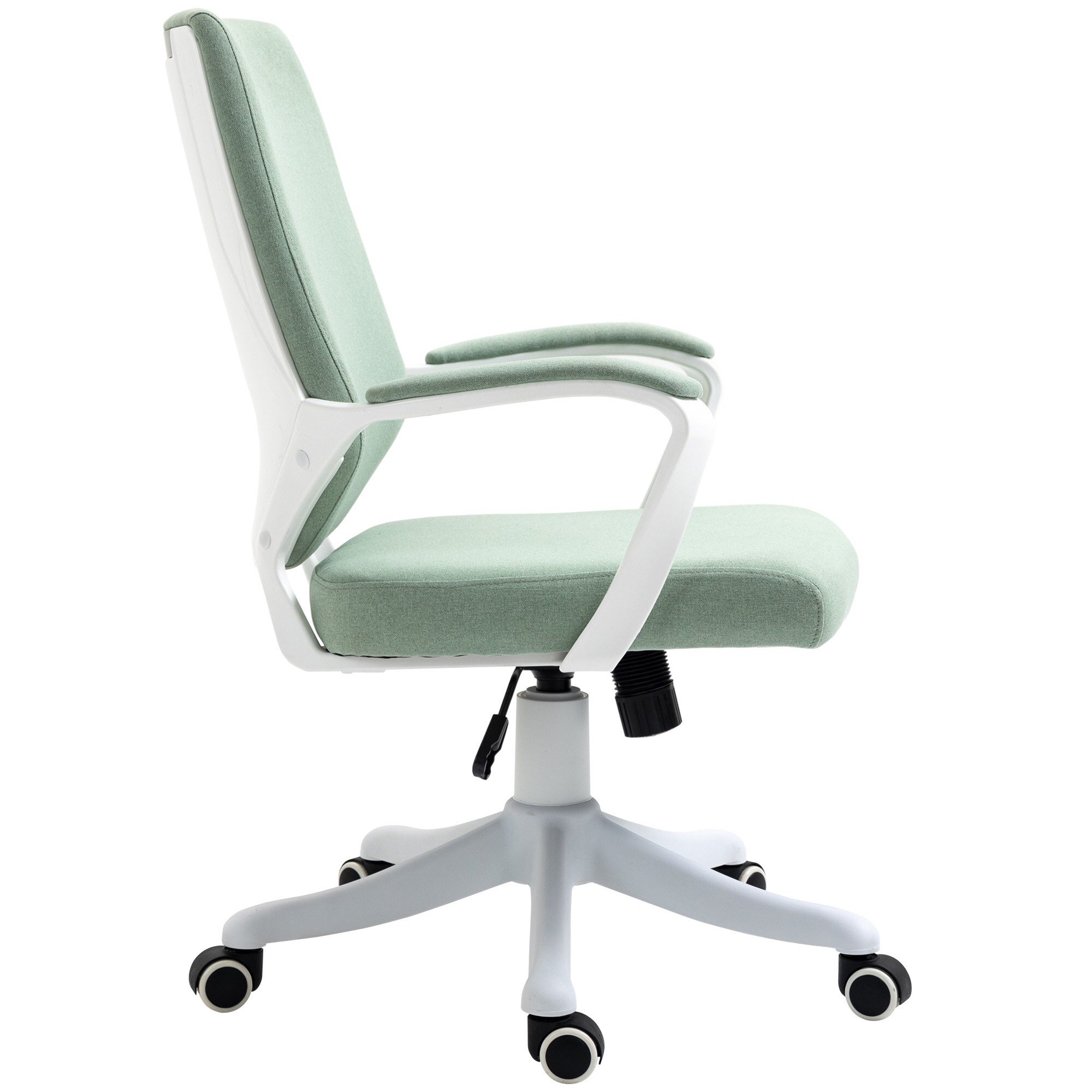 Vinsetto Bürostuhl ergonomisches liniendesign, weiche Polsterung 62 x 69 x 92-102 cm (BxTxH)