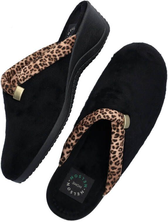 Nelson Home pantoffels zwart