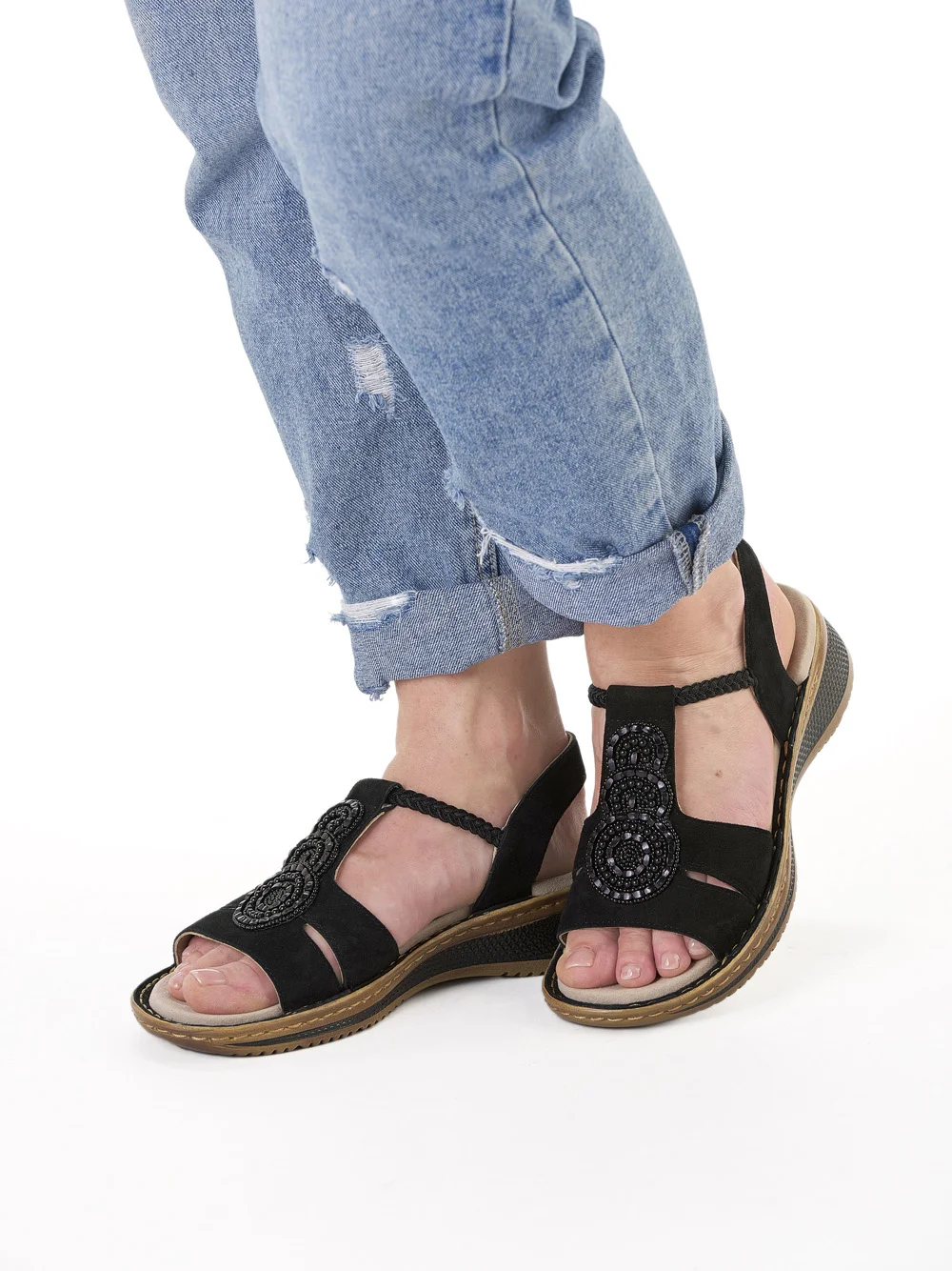 Sandalette Hawaii schwarz