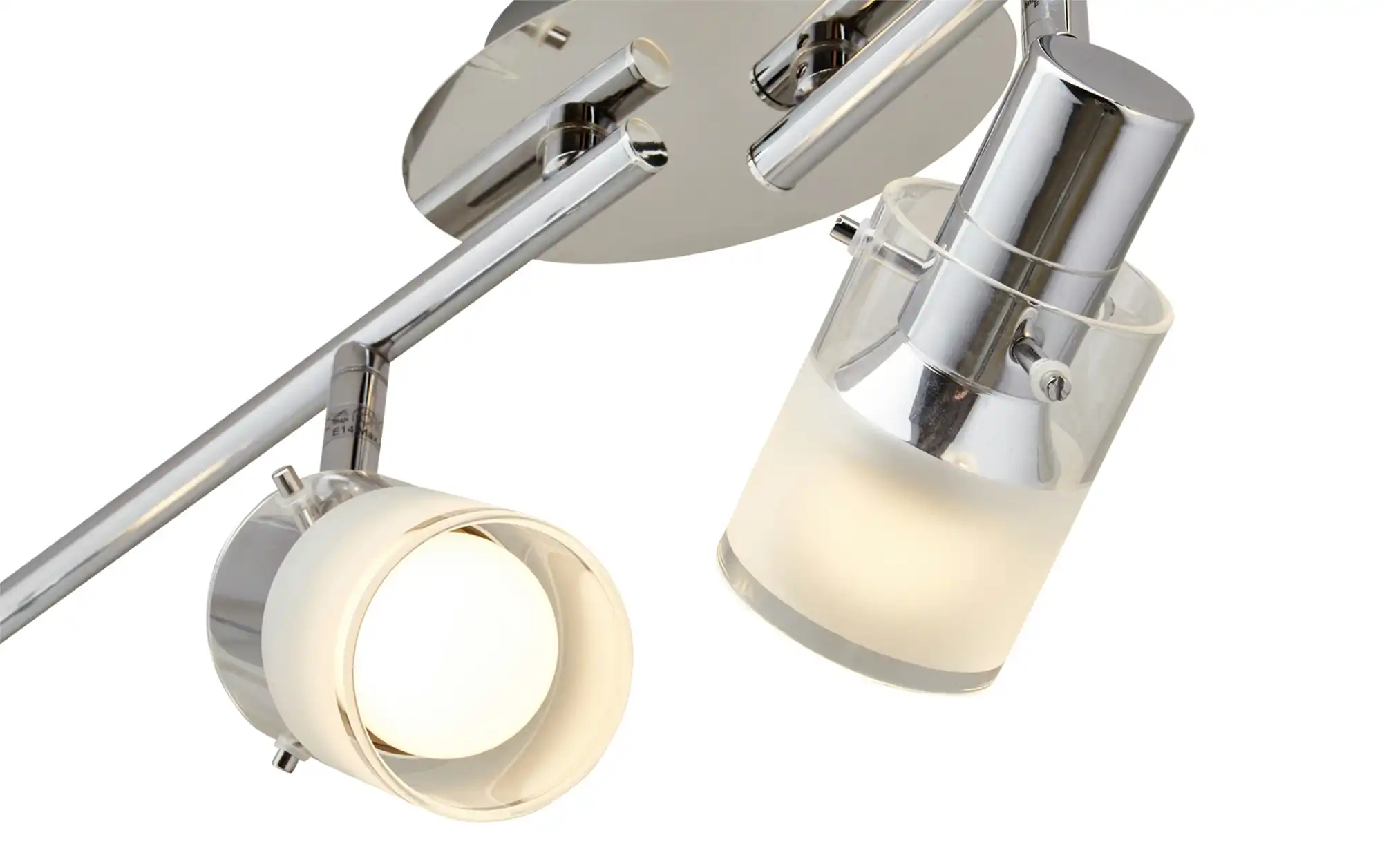 KHG LED- Deckenstrahler, 4-flammig mit Glas