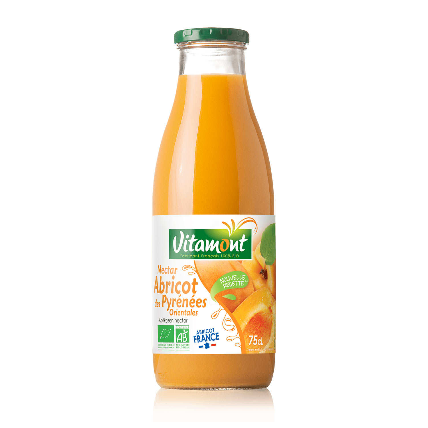 Nectar d'abricot bio des Pyrénées Orientales
