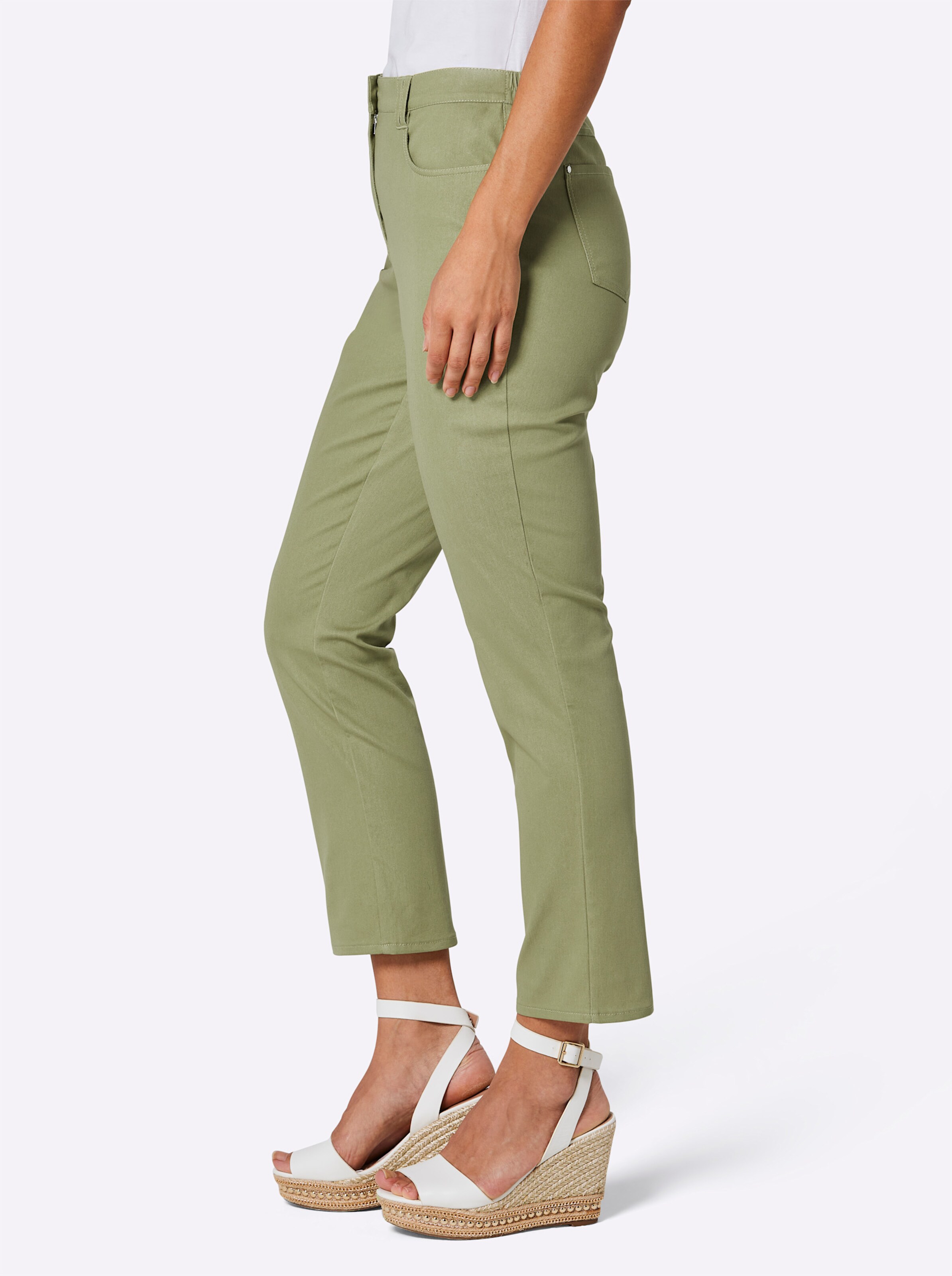 CREATION L PREMIUM Edel-Jeans in schilf