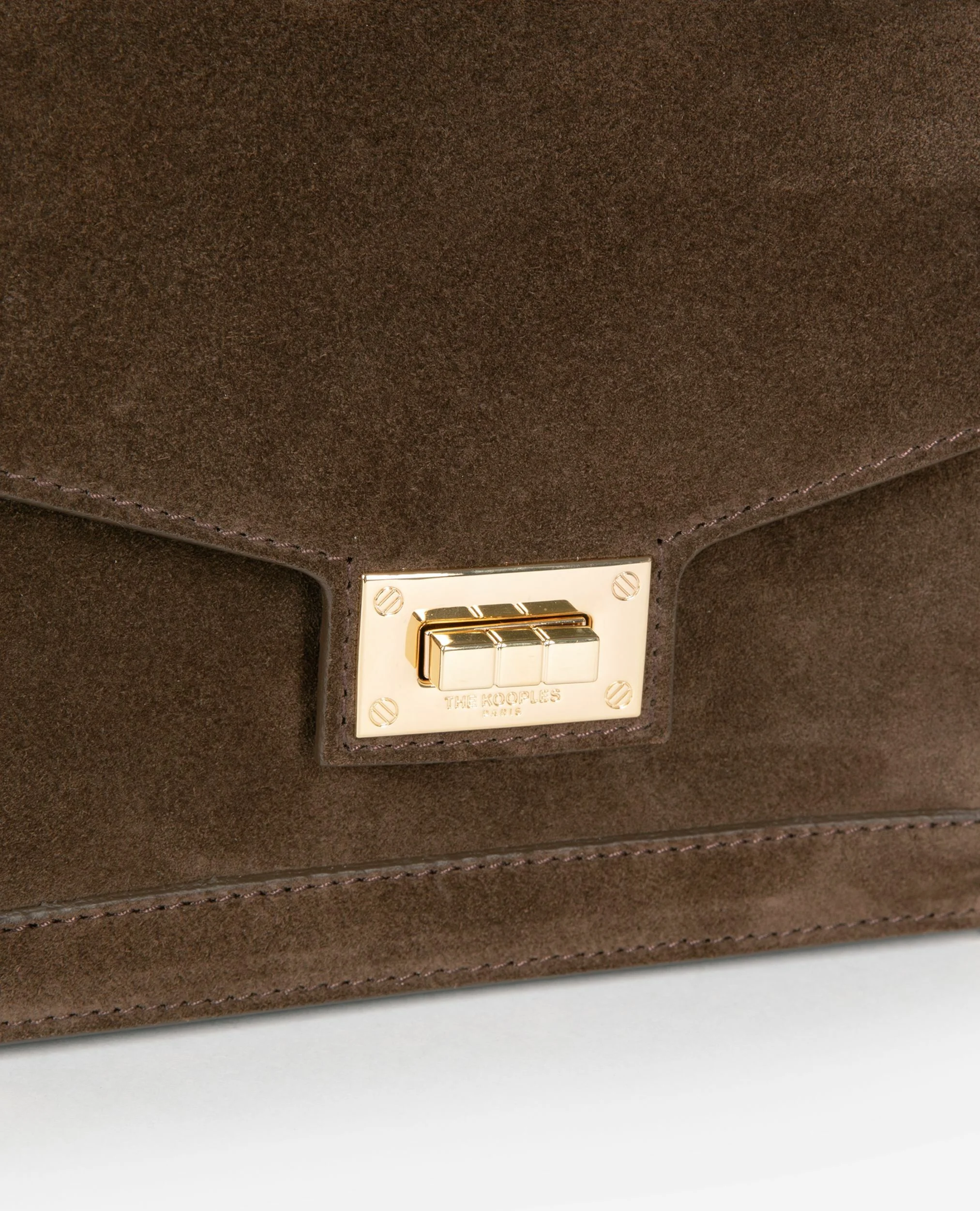 Sac Emily small en suède marron