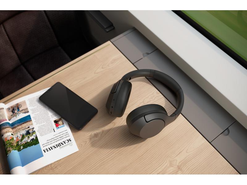 Philips Wireless Over-Ear-Kopfhörer TAH8506BK Schwarz Schlanker Kopfhörer mit grossartigem Sound