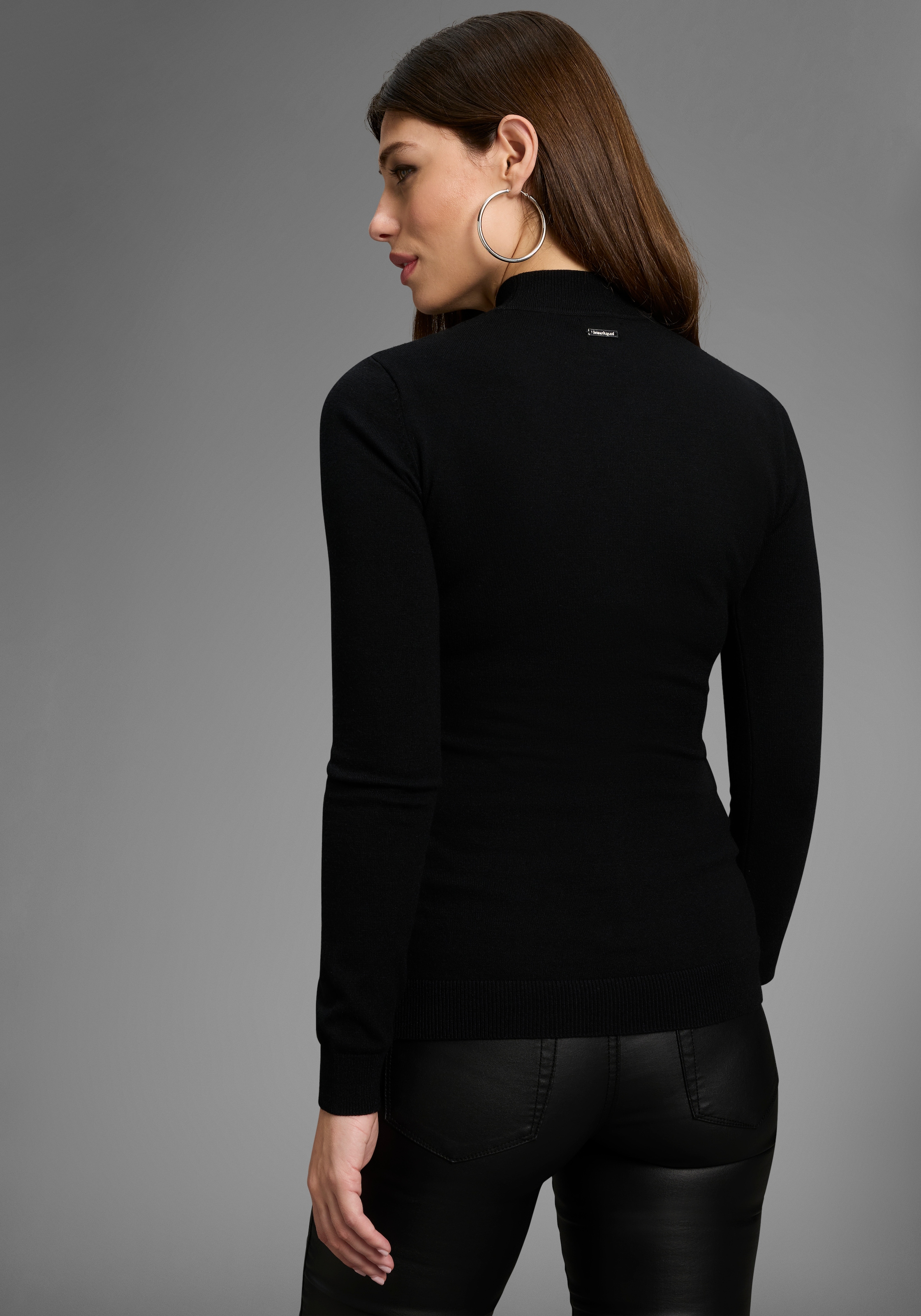 Bruno Banani Rollkragenpullover , figurschmeichelndes Colorblocking - NEUE KOLLEKTION
