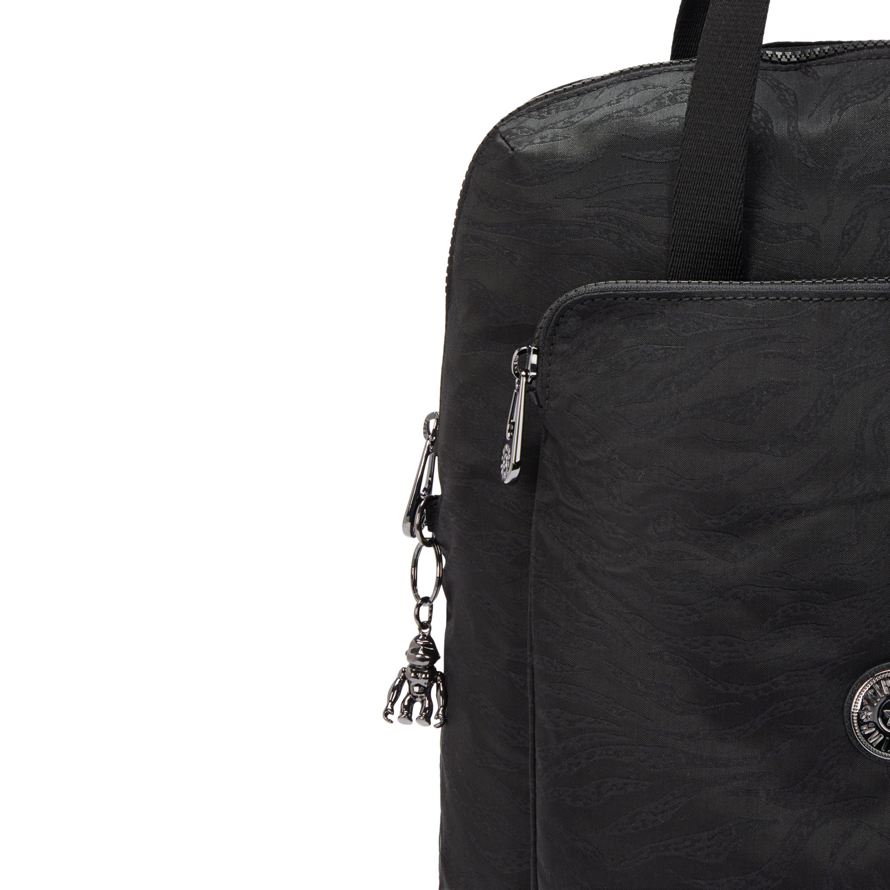 KAZUKI Sac à dos de taille moyenne avec poche pour ordinateur portable - Undersea Jacquard
