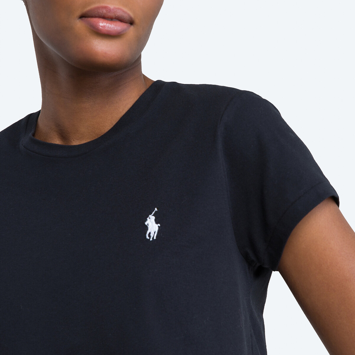POLO RALPH LAUREN<br>Camiseta com gola redonda e mangas curtas