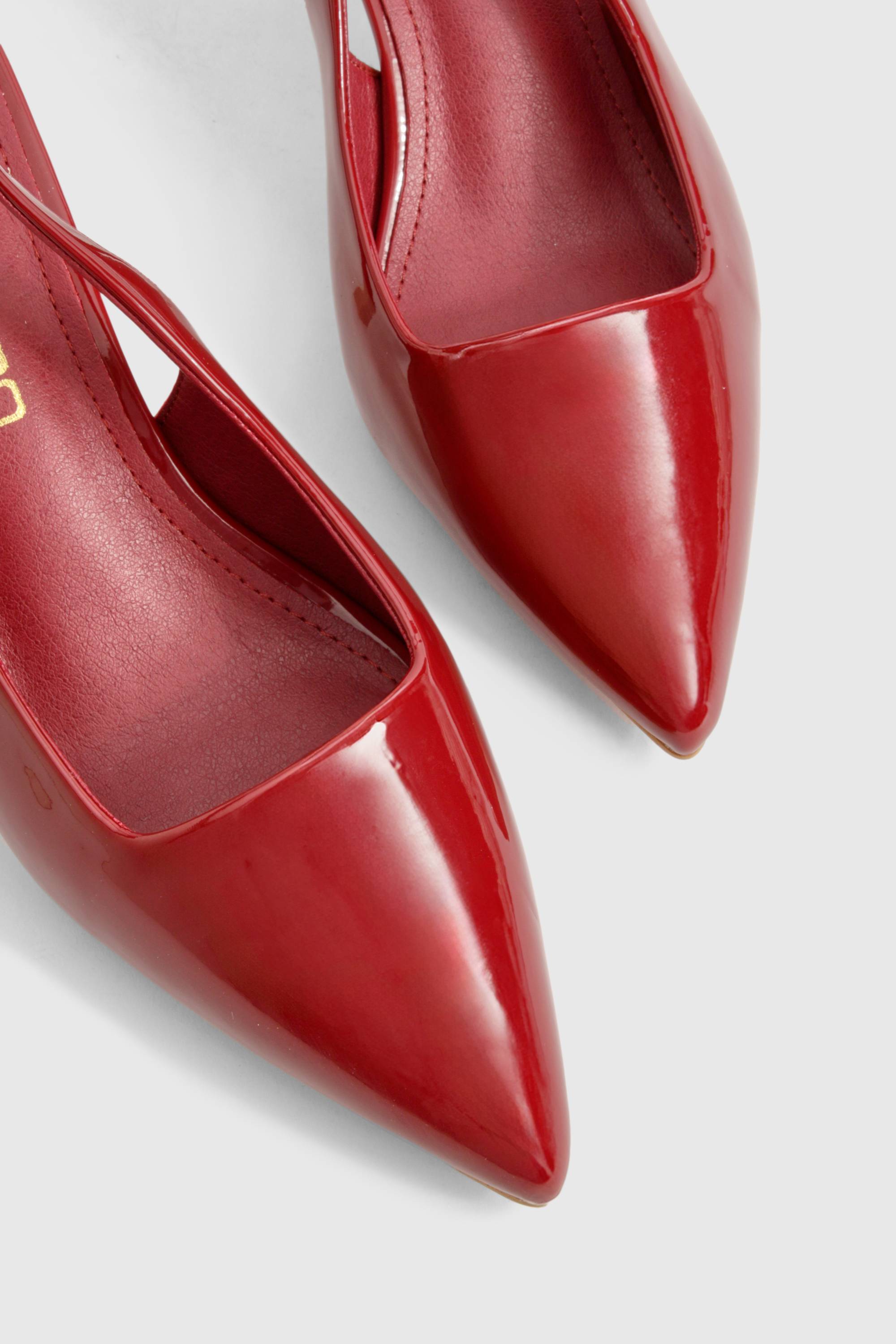 boohoo Chaussure de ville à bride arrière et talon stiletto bas