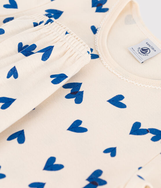 Pyjama manches courtes petite fille en coton