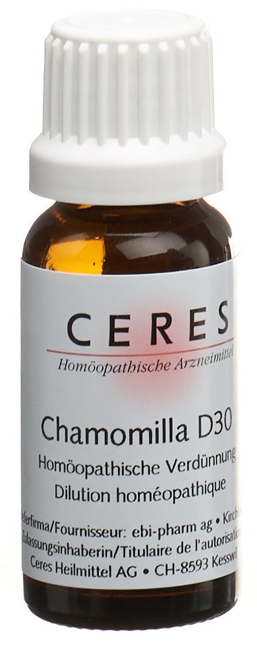 CERES Chamomilla 30 D<br>20 ml, Flasche, Dilution, Dilution