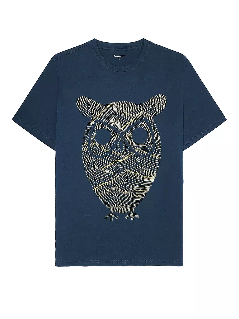 KNOWLEDGE COTTON APPAREL T-Shirt blau