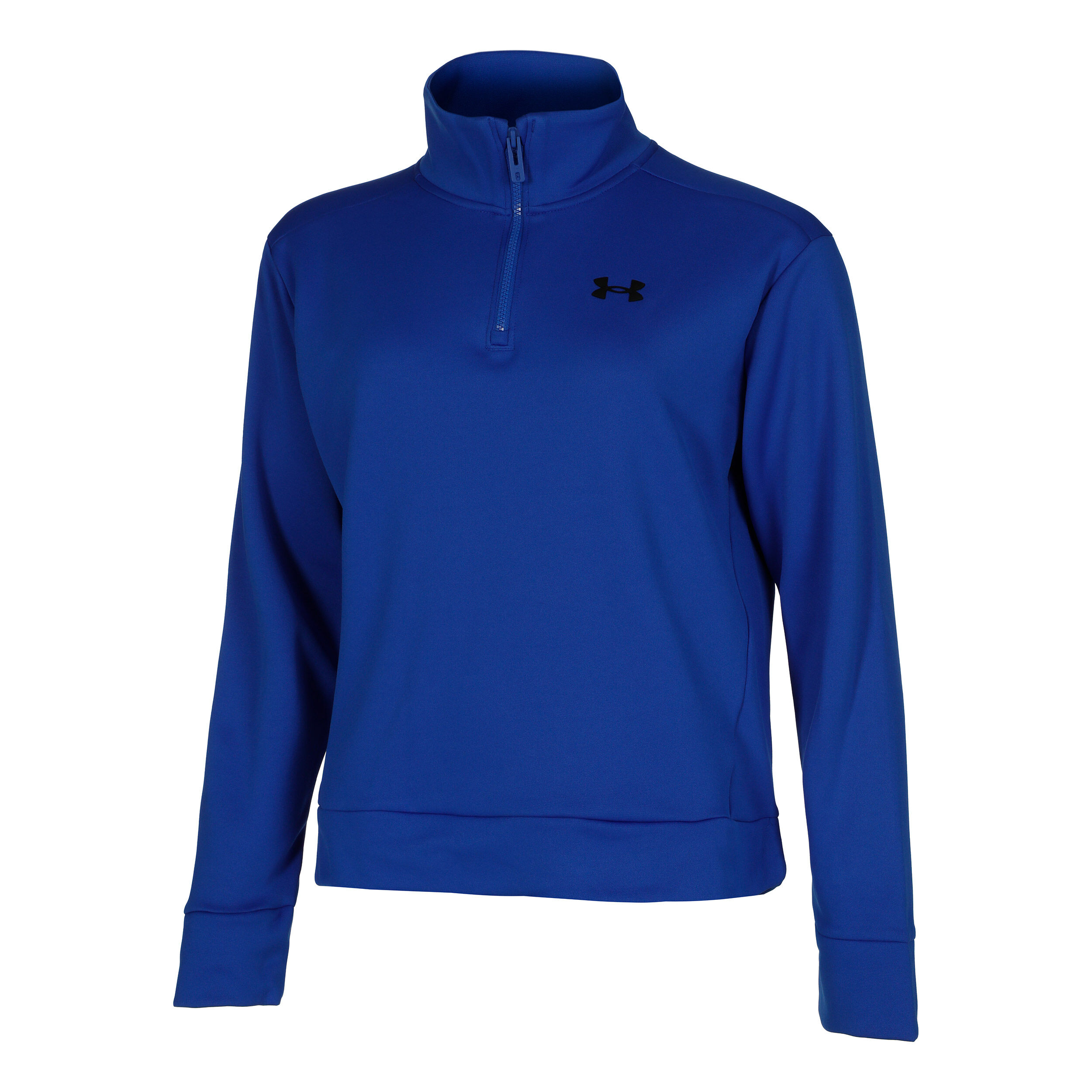 Under Armour 1/4 Zip Haut Manches Longues Femmes - Bleu Foncé