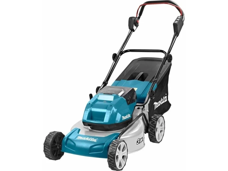 Makita Twin DLM460Z - Græsslåmaskine - ledningfri - 18 V - 2500-3300 opm - 46 cm - 27.6 kg - SOLO