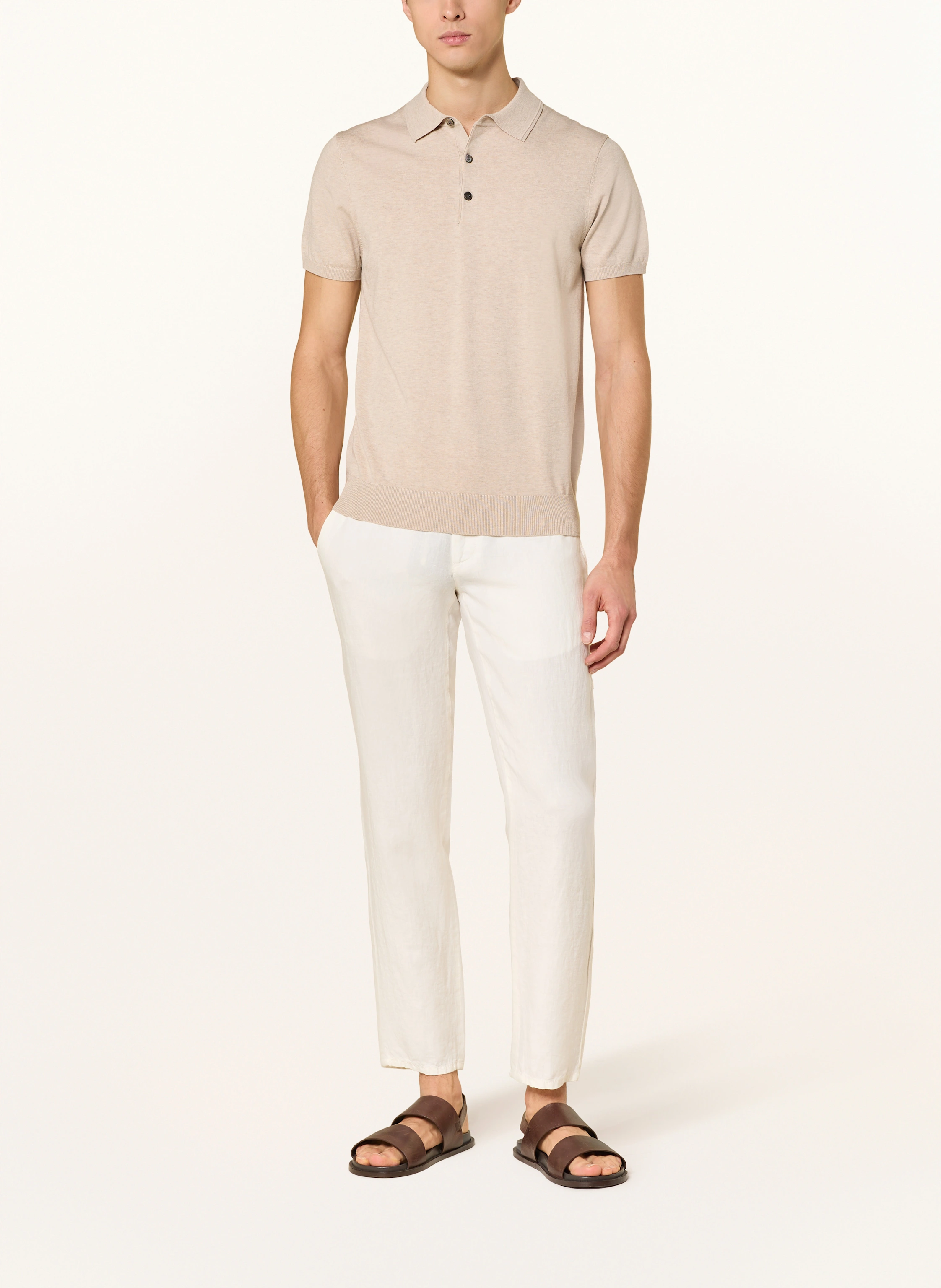 BRAX Leinenhose FABIO JOK im Jogging-Stil Regular Fit
