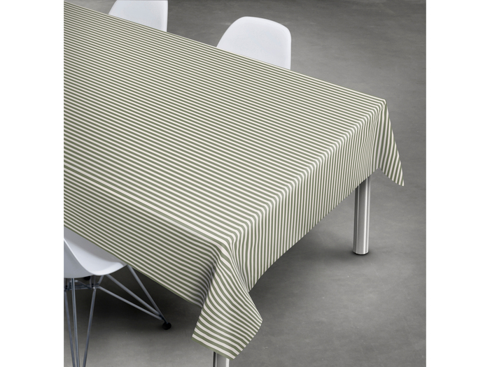 Voksdug grønne striber 115 x 220 cm