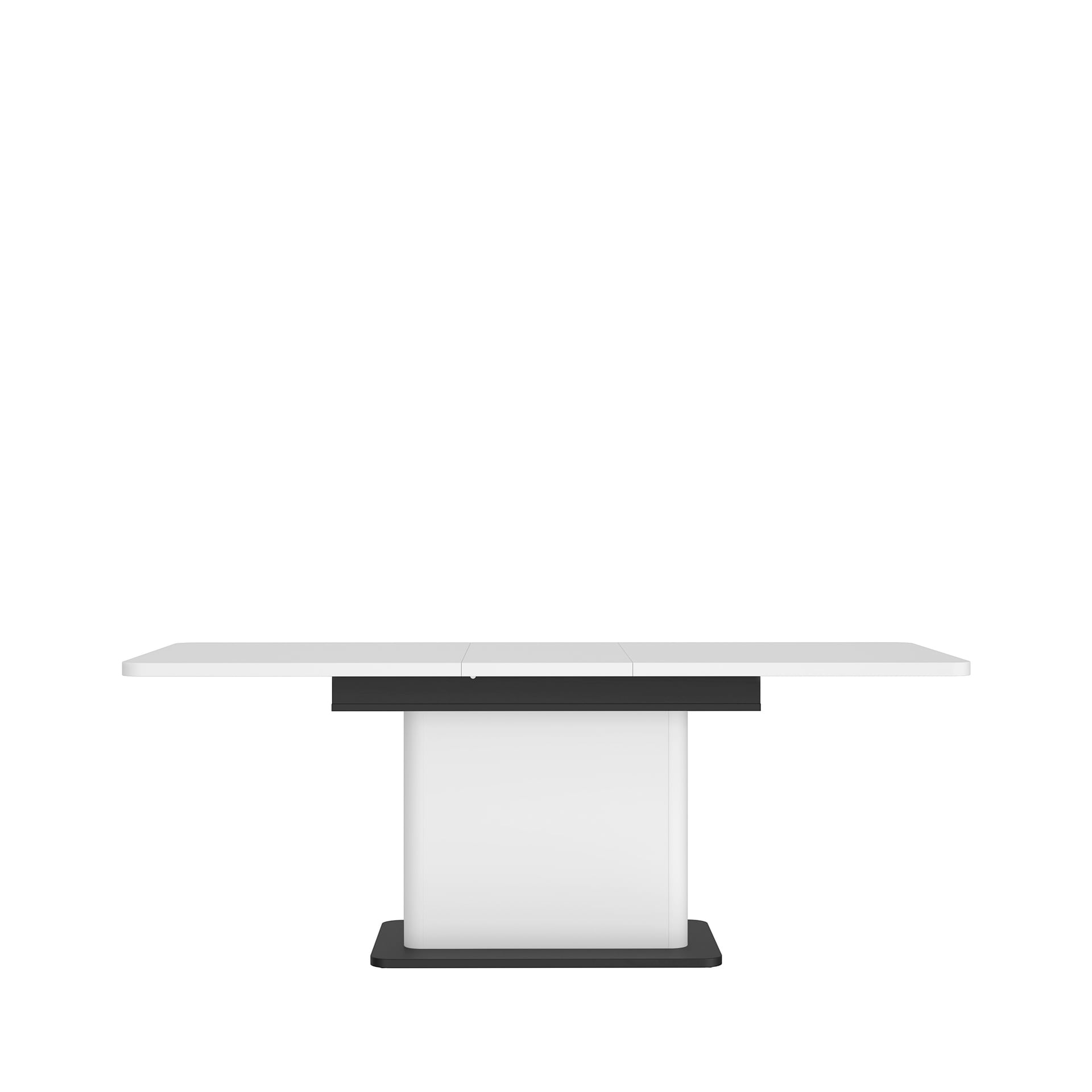 Esstisch VODOL 160-200x75 cm Sand/Schwarz