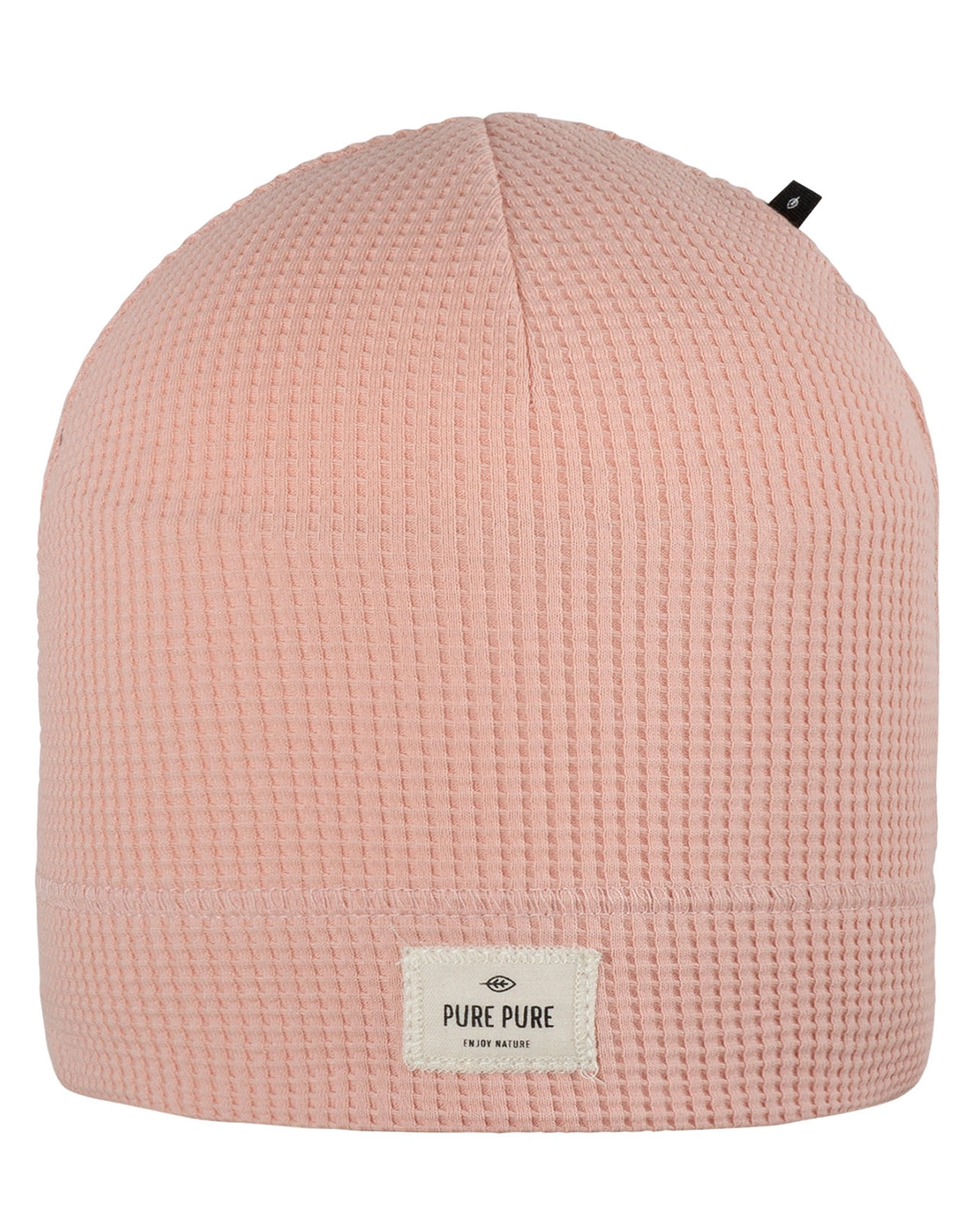 Beanie WAFFLE PIQUÉ in peach