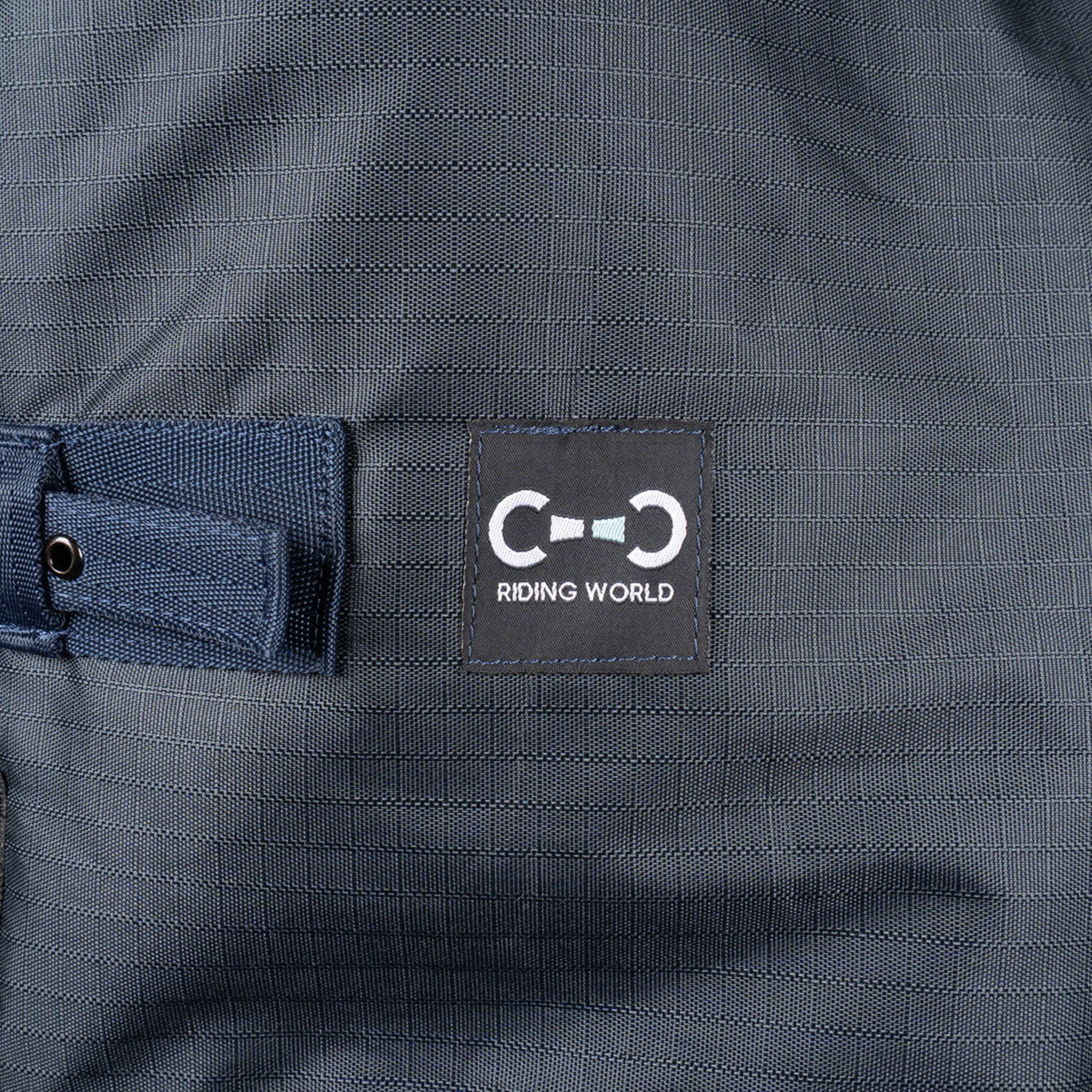 Riding World Outdoordeken Eco 600D 50g Navy