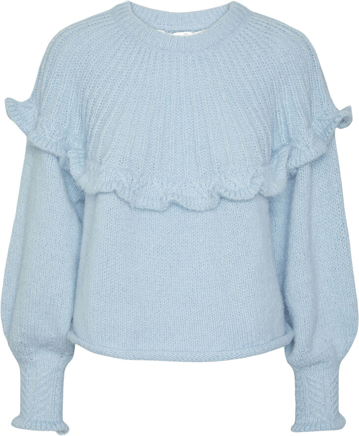 Pieces PCRIKKA LS ONECK KNIT BC Angel falls