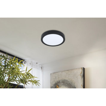 Eglo buiten plafondlamp Argolis zwart