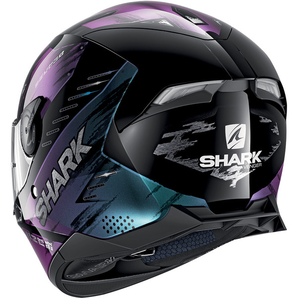 Shark - Casque Skwal 2.2 Venger Noir / Violet / Bleu