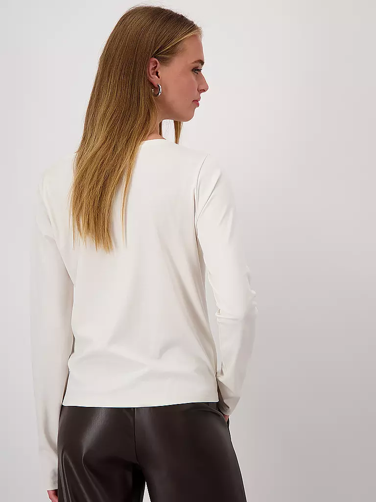MONARI Langarmshirt creme