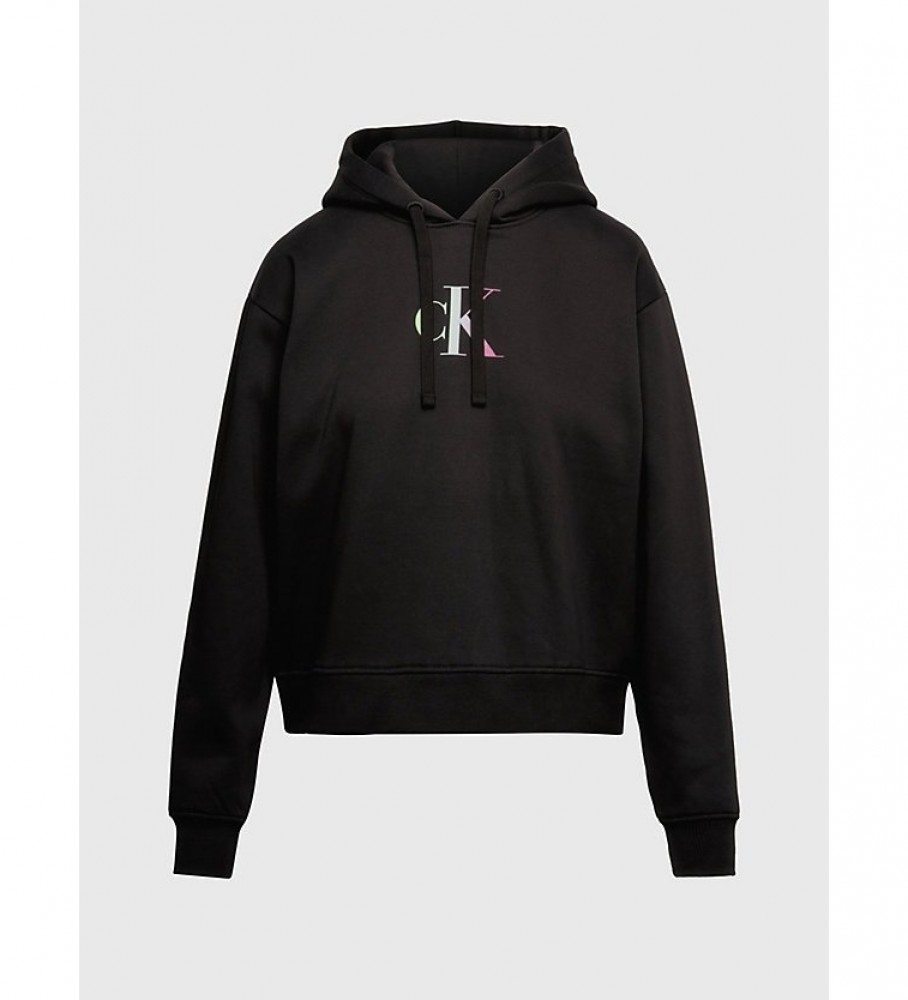 Moletom oversized preto da Calvin Klein Jeans