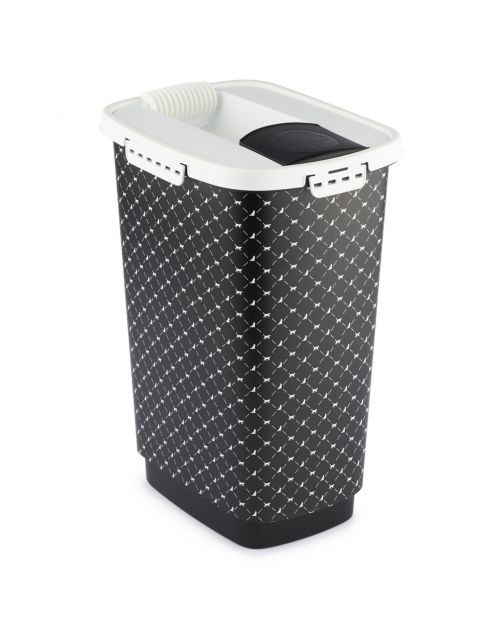 Rotho Mypet Voercontainer Zwart&Wit - Hondenvoerbewaarbak