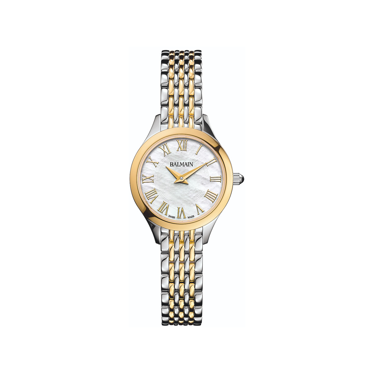 Montre Balmain femme bracelet acier bicolore jaune