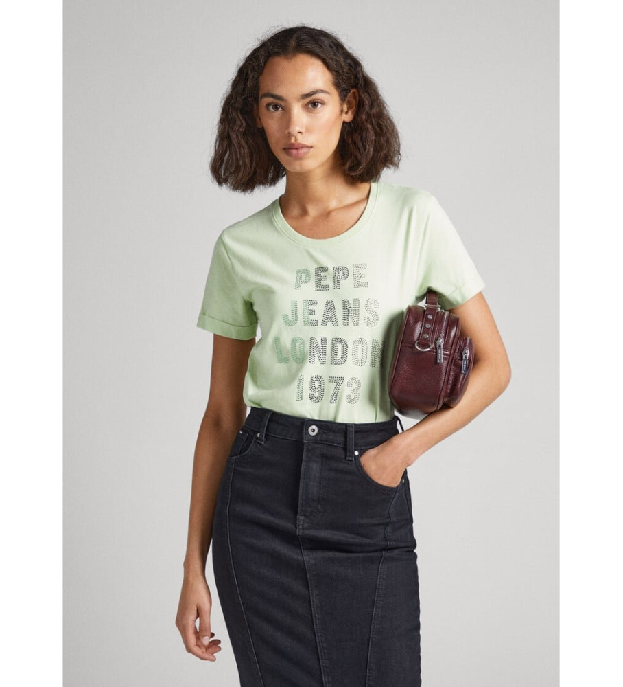 Camiseta verde Agnes da Pepe Jeans