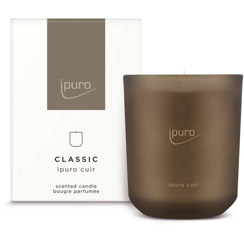 ipuro Duftkerze Classic, 270 g, cuir