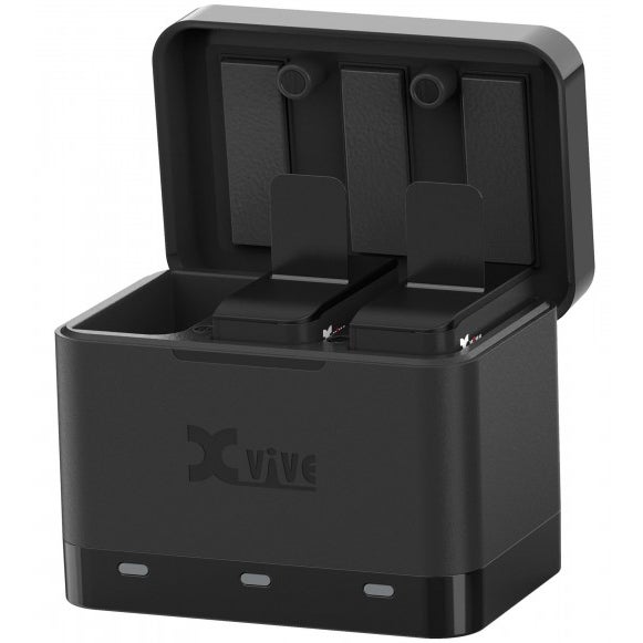 Xvive U5C acculader voor U5 systeem met 3 accu's
