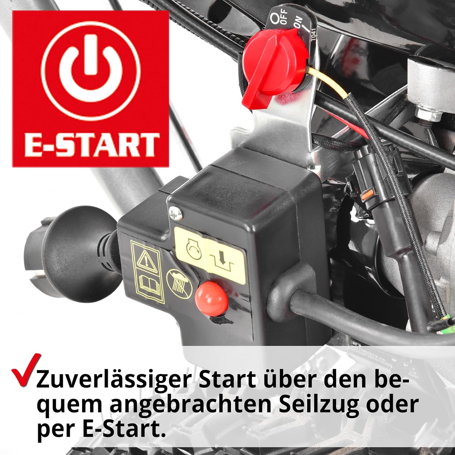 HECHT Schneefräse Benzin – 56 cm Arbeitsbreite – 2-stufig – 40 cm Arbeitshöhe – 11 m Auswurfweite – mit E-Start, 6-Vorwärts- & 2-Rückwärtsgänge, LED-Scheinwerfer