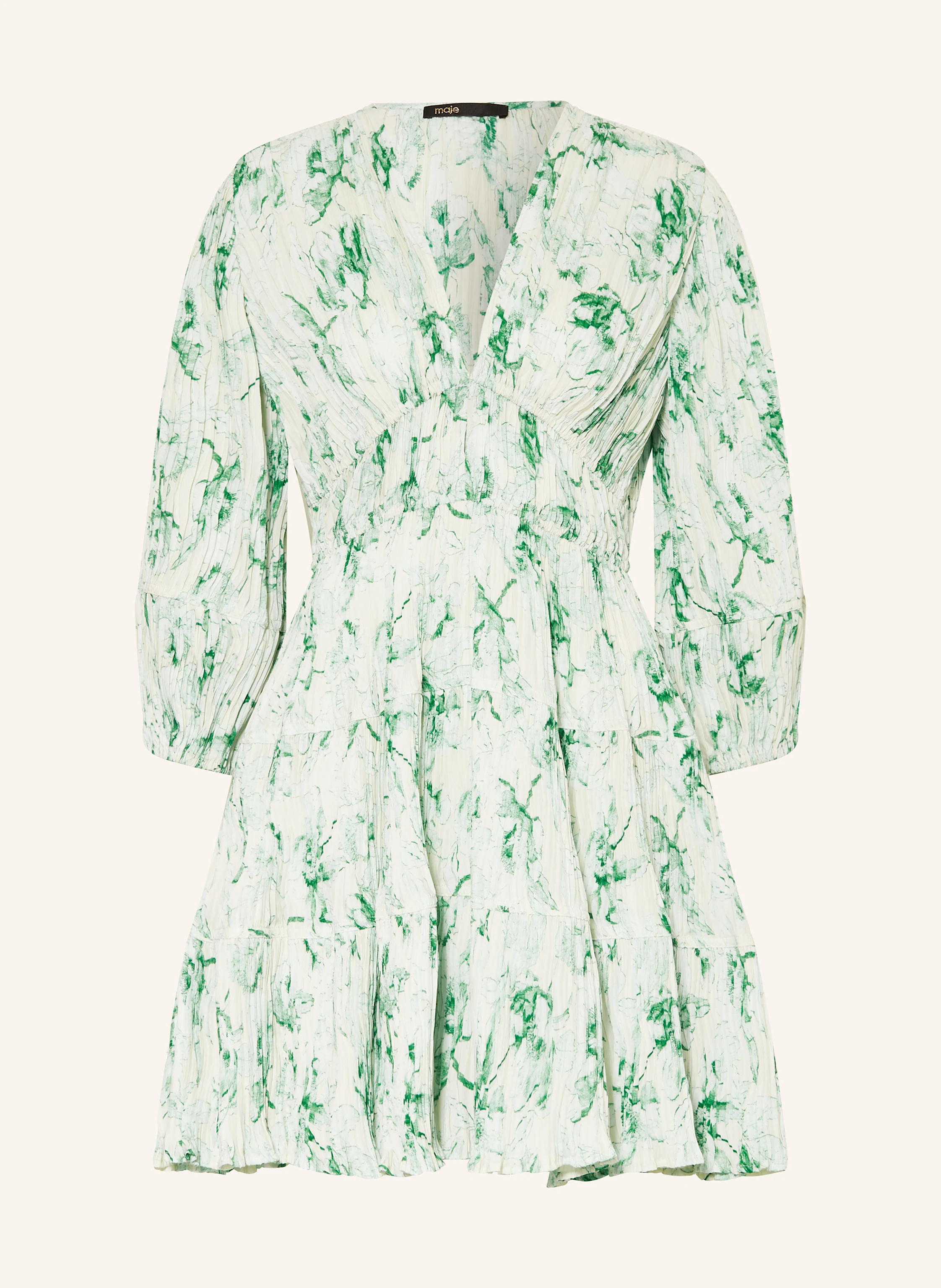 maje Plisseekleid