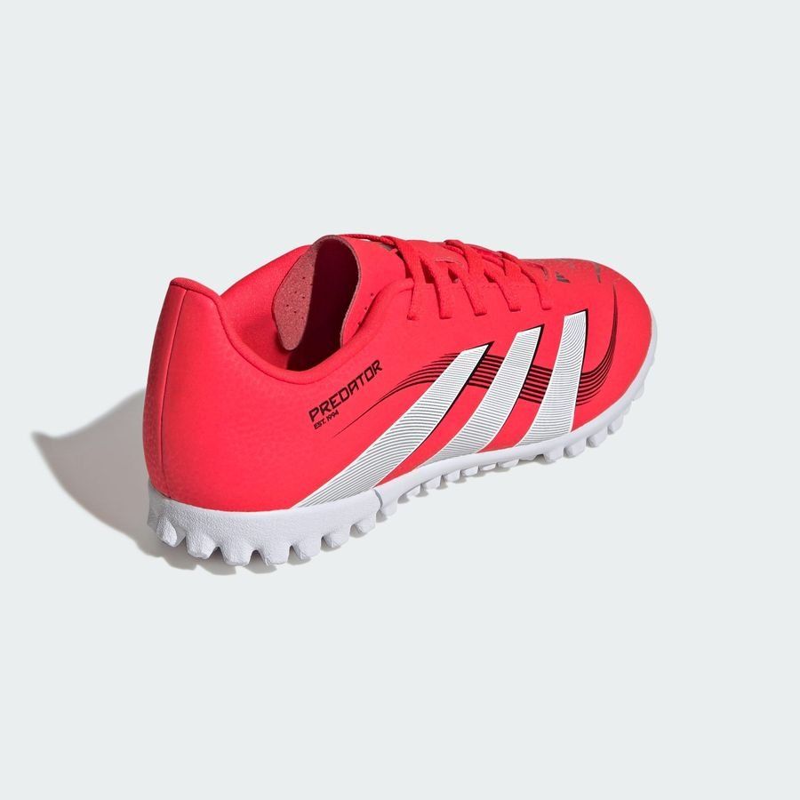 adidas Predator Club TF Pure Victory - Lucid Red/Blanc/Noir Enfant