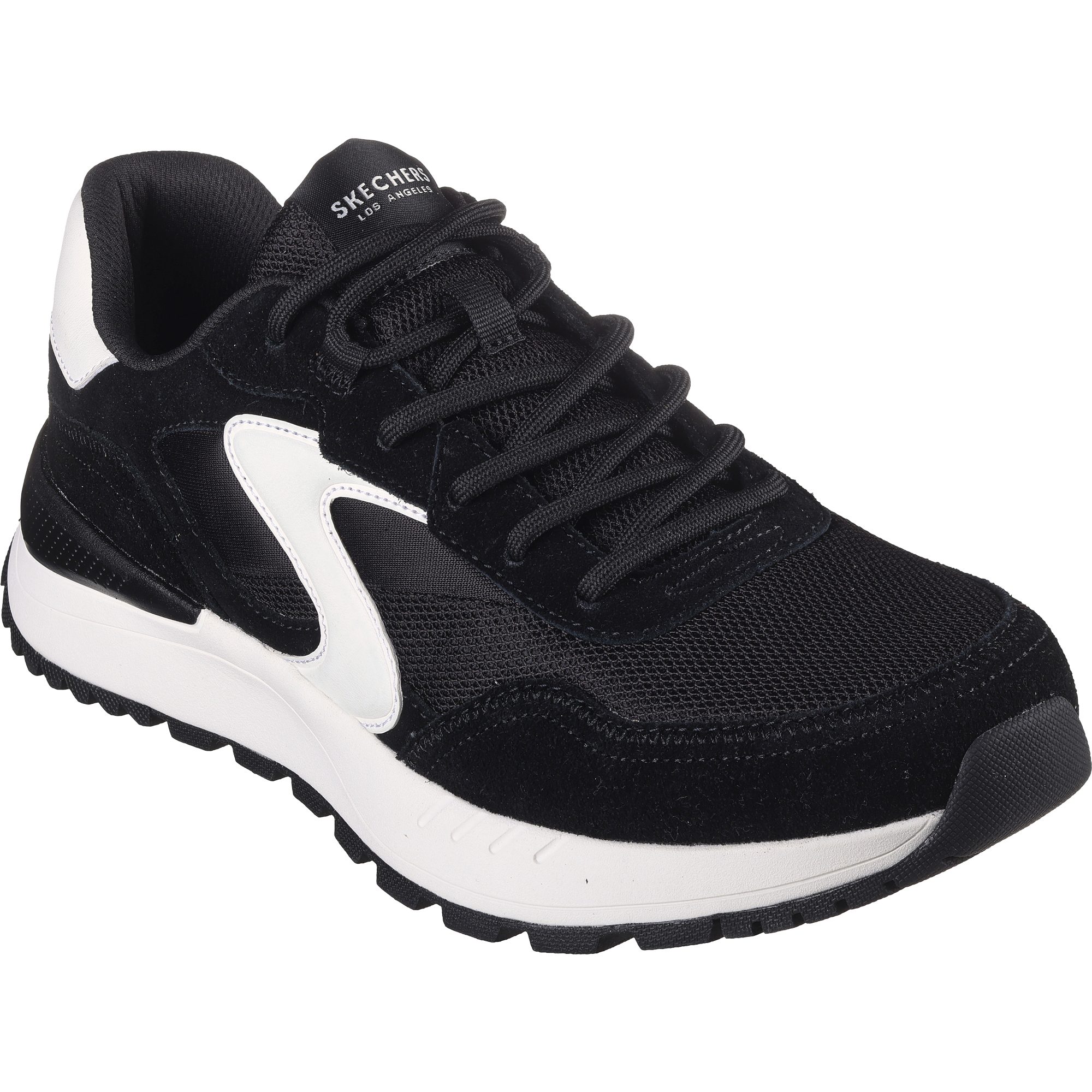Skechers Fury Fury Lace Low Sneaker Herren schwarz
