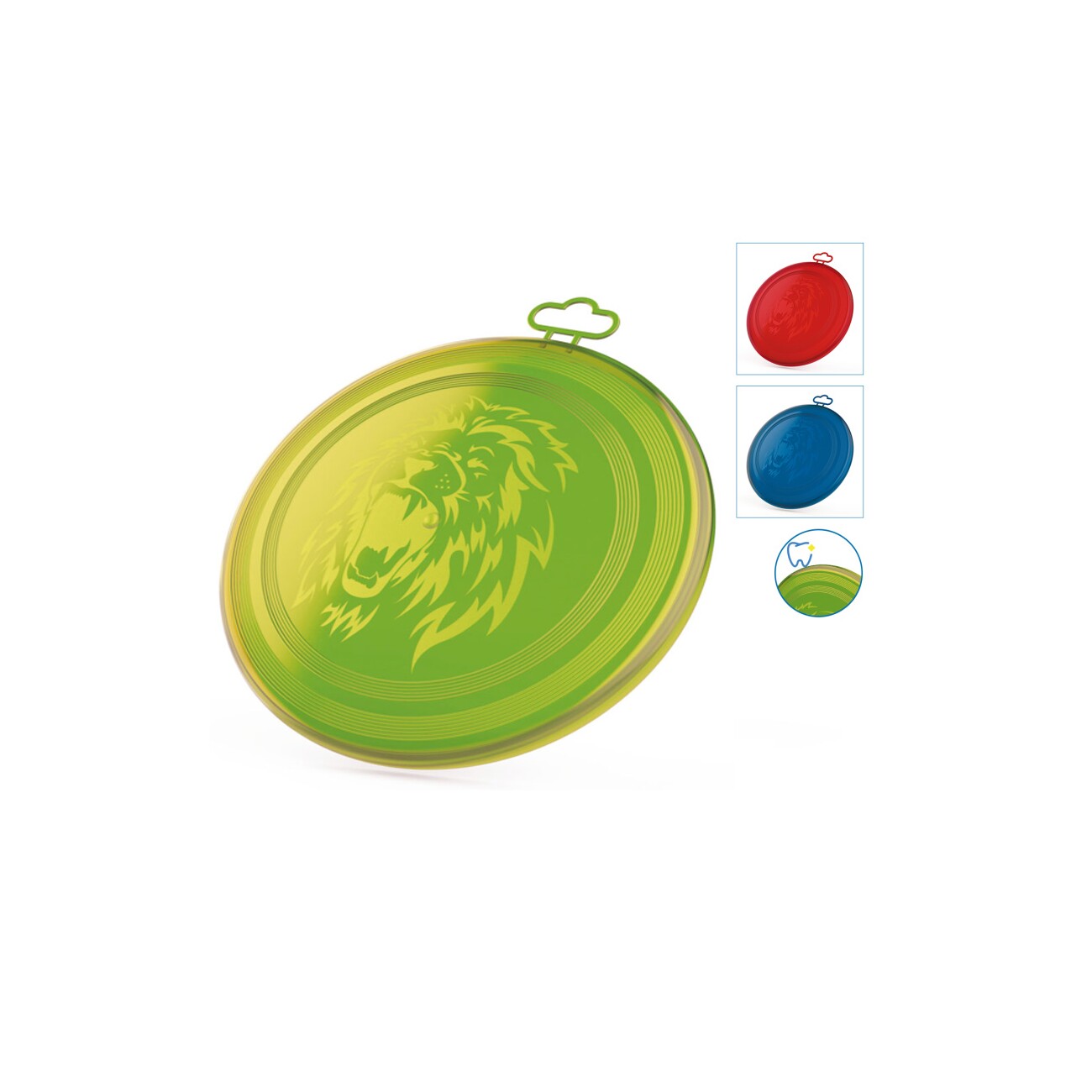 nobleza Beißfeste Frisbee - Hundespielzeug für Hunde blau
