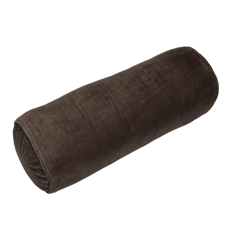 Kussen velours Boster charcoalbrown