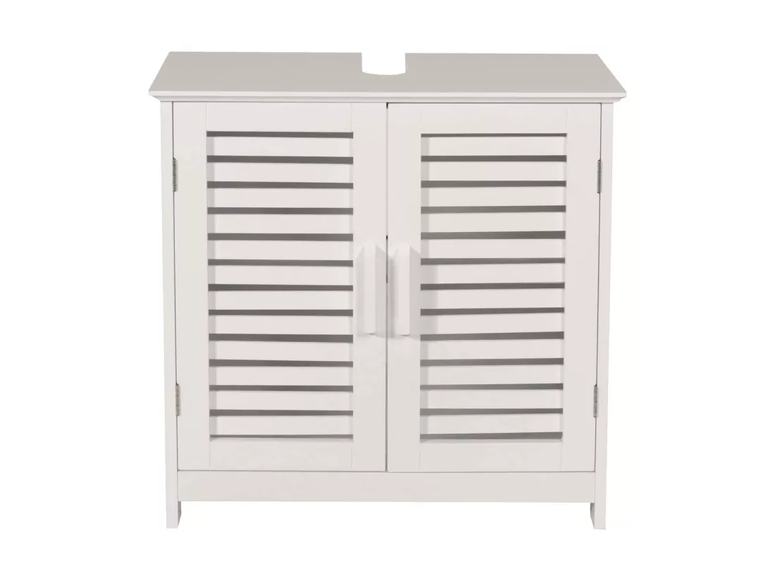 Meuble sous-lavabo MCW-B41, blanc