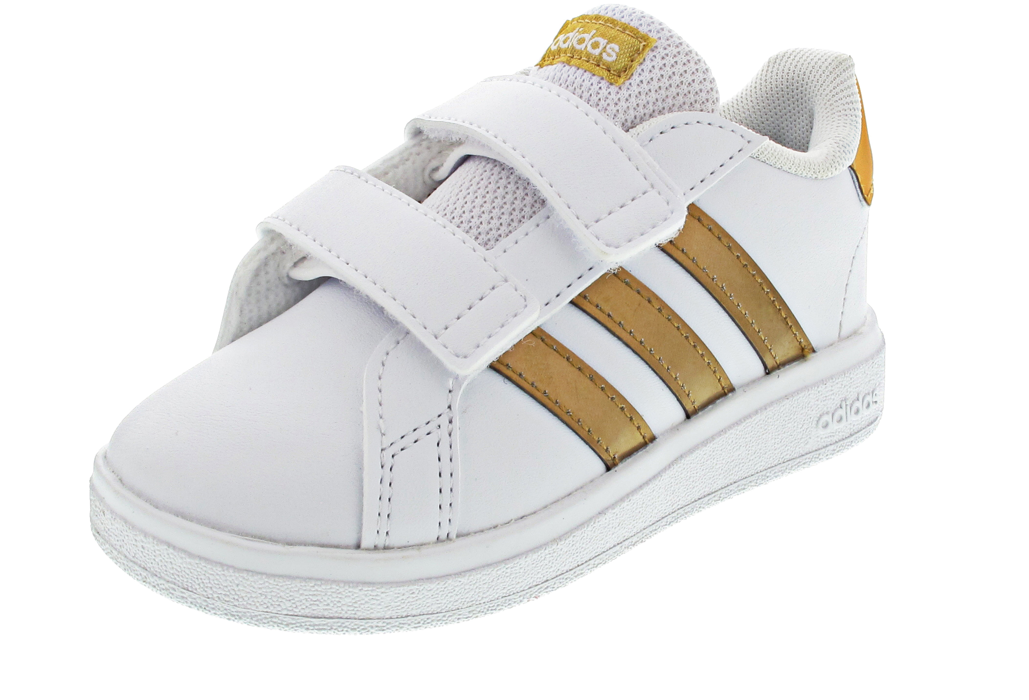 adidas Grand Court 2.0 CF I Klettlauflernschuh weiss