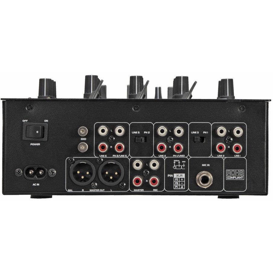 Omnitronic PM-322P drie-kanaals mixer met USB en Bluetooth