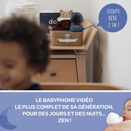 Ecoute bébé vidéo ZEN Premium Night Blue - BEABA