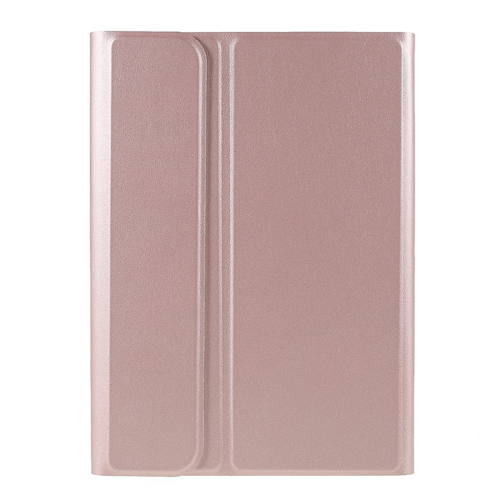 iPad Mini 7 (2024) / Mini 6 (2021) Leder Tasche Magnet Bluetooth Tastatur Abnehmbar (QWERTY) - Roségold